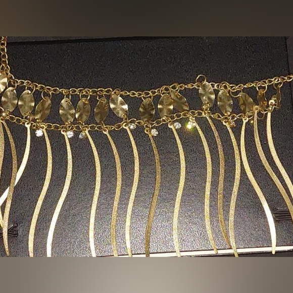 Tassel Gold Plated Necklace - Picture 3 of 4